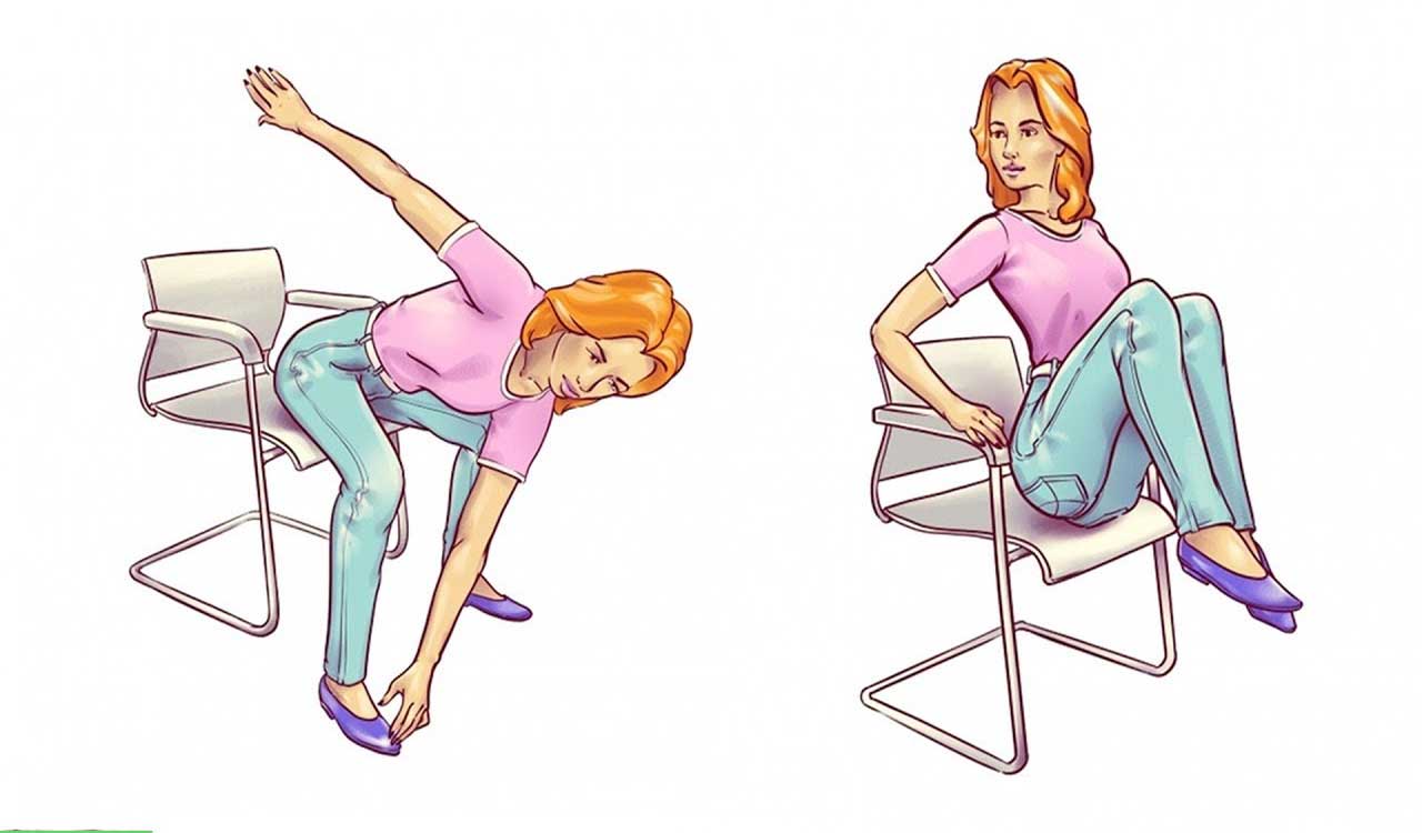 bài tập ngồi gập người xoay nghiêng giảm mỡ bụng khi ngồi hiệu quả