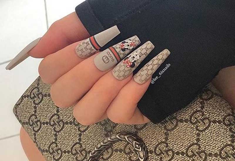 Top 10 mẫu nail Gucci đơn giản đẹp sang chảnh nhất