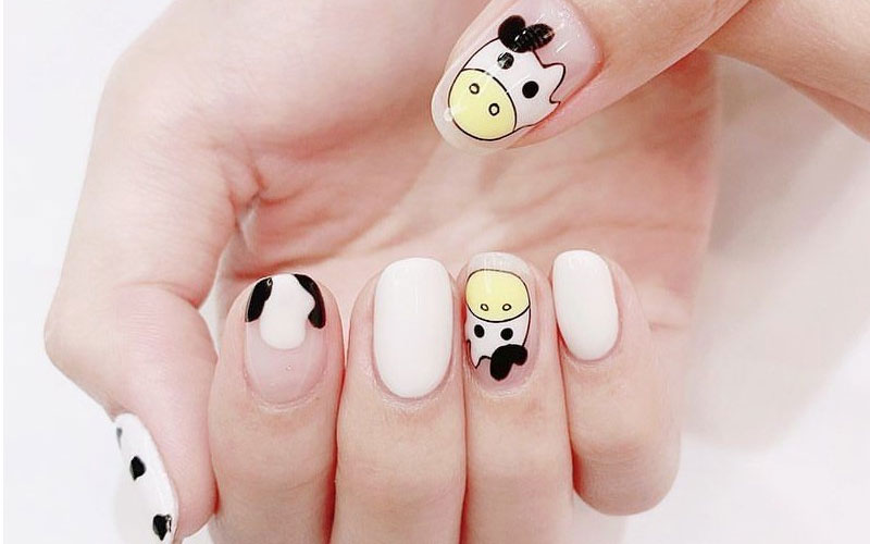 Hình vẽ móng tay dễ thương  Cute nails Bears nails Cute nail art